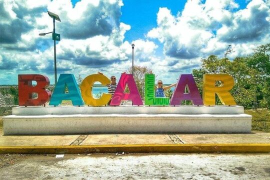 Bacalar and Cenote Azul & Kayacs Playa Marmol only from Cancun