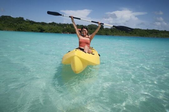 Bacalar Lagoon, Kayak's & Cenote! Round Transportation From Riviera Maya