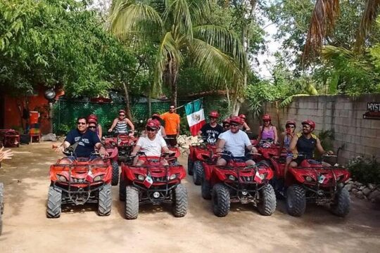 ATV Cenote & Ziplines Activities from Riviera Maya