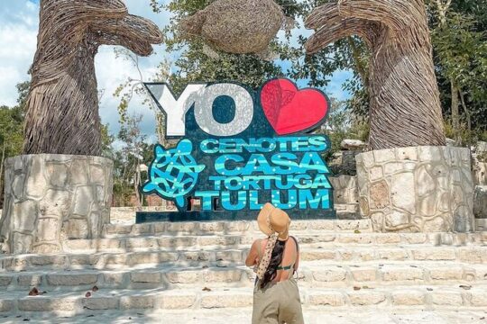 Four Cenotes Tour: Tulum ruins, Ahau Sculpture, Playa del Carmen