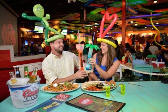 Señor Frogs Ticket with 2-Course Dinner and Drink