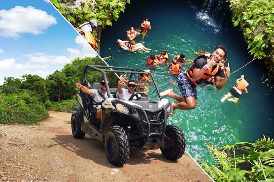 Extreme Buggy Adventure with Ziplines & Cenote