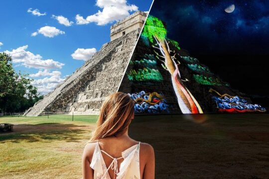 Chichen Itza Night Show + Cenote + Valladolid