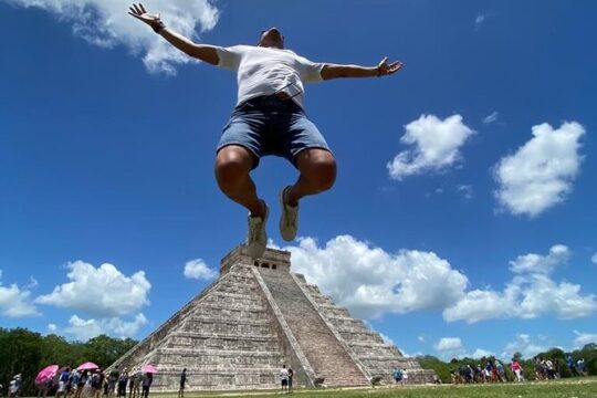 From Cancun to Chichen Itza, Cenote and Ekbalam Ruins Small Group