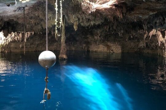 Tour to Kin Ha Cenotes with Craft Jewelry Workshop