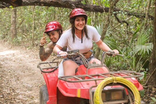 Super Combo! Atvs, Ziplines and Cenote swim experience