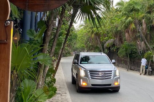 Luxury Private Transportation Cancun Airport to Tulum Hotel Zone