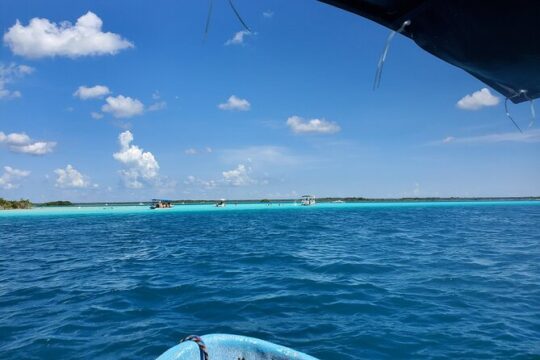 Journey to Bacalar Pontoon by Boat Ride with Lunch From Cancun & Riviera Maya