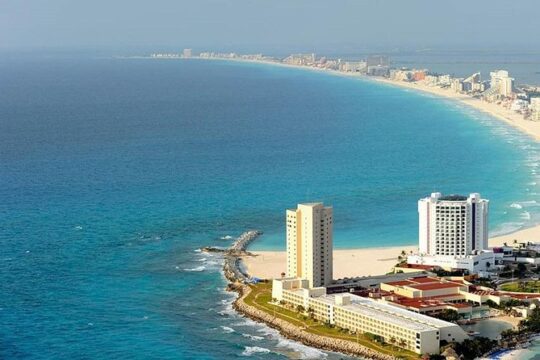 Cancun Int.Airport to Marriott Cancun 4-10 passengers ROUNDTRIP