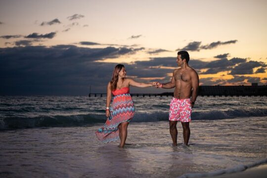 romantic photoshoot cancun