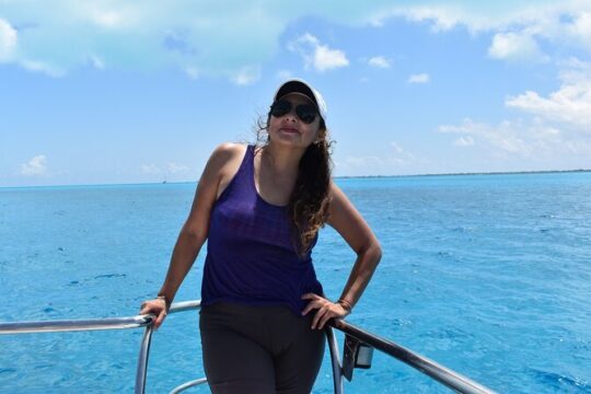 Catamaran Sail with Snorkeling and Beach Club of Isla Mujeres