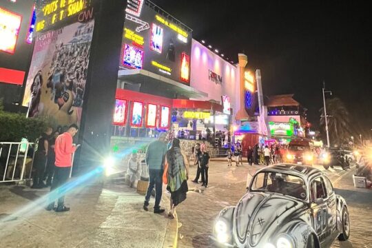 Private VW Beetle Cancun by Night Locals Food & Drink Tour