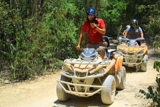 Shared Morning ATV Tour and Cenote Swim from Cancun