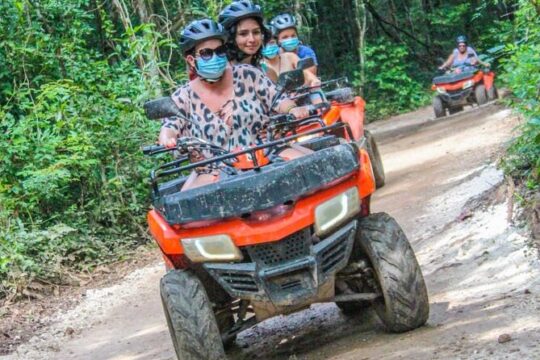 ATV Experience with Ziplines and Cenote Swimming from Cancun