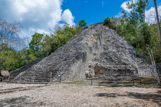 Coba Ruins Archeological Tour with Mayan Village at Sunset Time